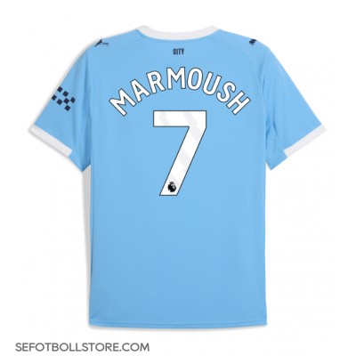 Manchester City Omar Marmoush #7 Replika Hemmatröja 2025-26 Kortärmad Manchester City Omar Marmoush #7 Replika Hemmatröja 2025-26 Kortärmad